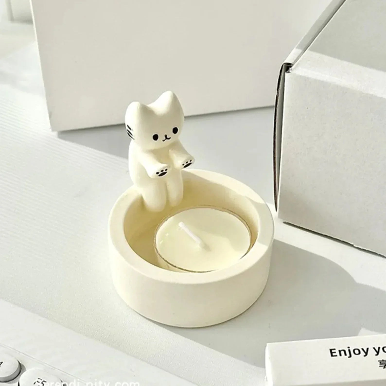 1+1 FREE | KittyCandle™ - Adorable cat-shaped candle holder for cat lovers 5