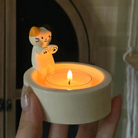 1+1 FREE | KittyCandle™ - Adorable cat-shaped candle holder for cat lovers 8