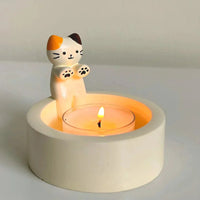 1+1 FREE | KittyCandle™ - Adorable cat-shaped candle holder for cat lovers 9