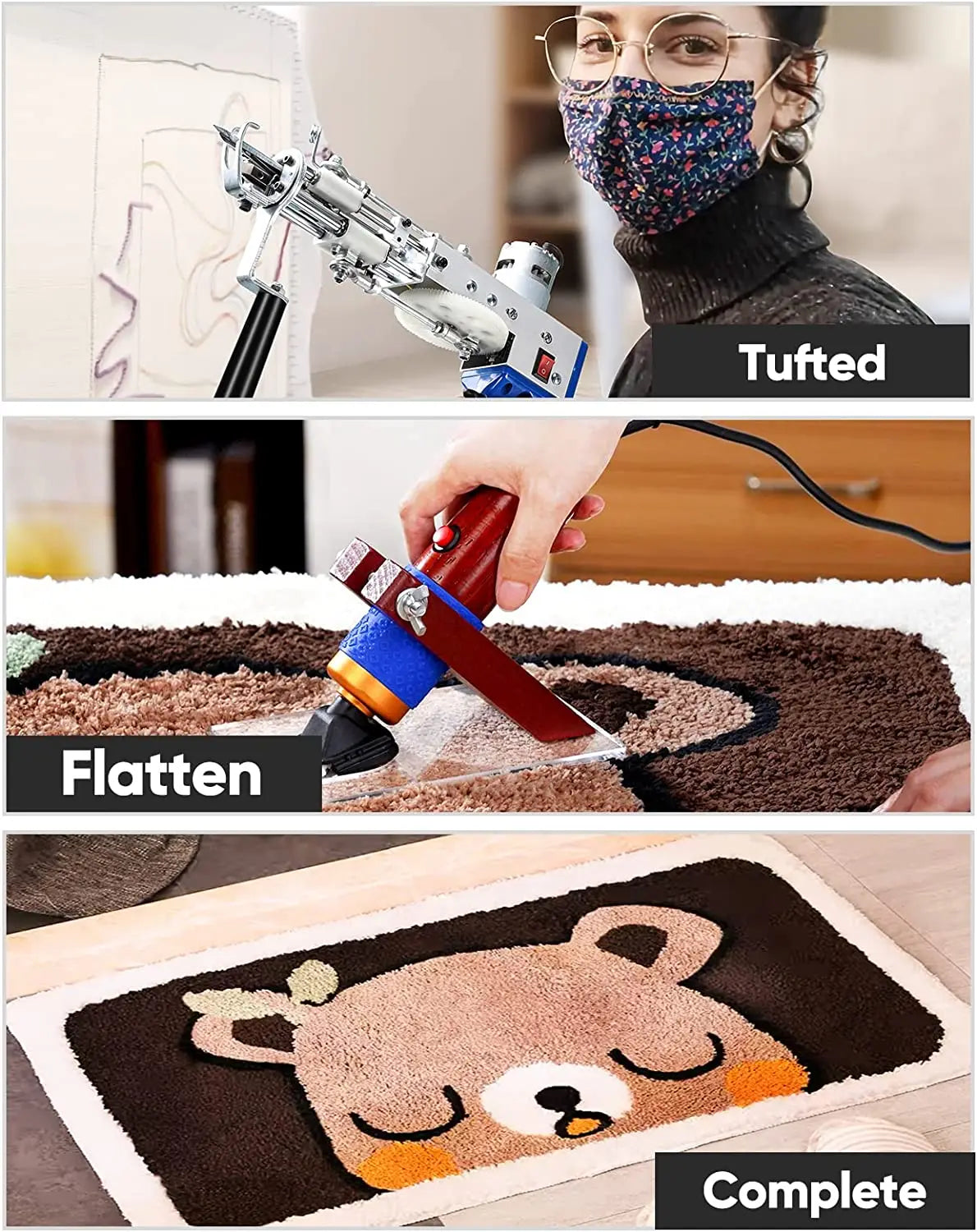 Tufting Gun Kit, Trimmer, Tapijttuftmachine