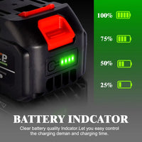 Oplaadbare Lithium Batterij, 20V, LED Indicator