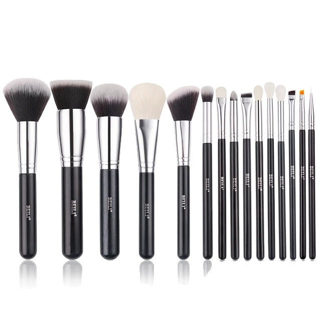 Makeup brushes set, Professional, Natural goat hair