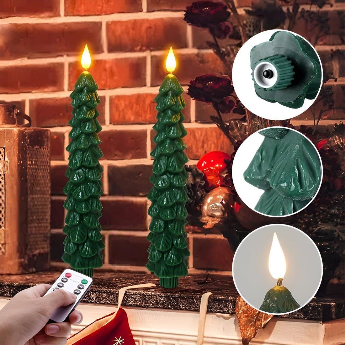2+2 GRATIS | MerryLites - Weihnachten LED-Kerzen Baum [Letzter Tag Rabatt] 0