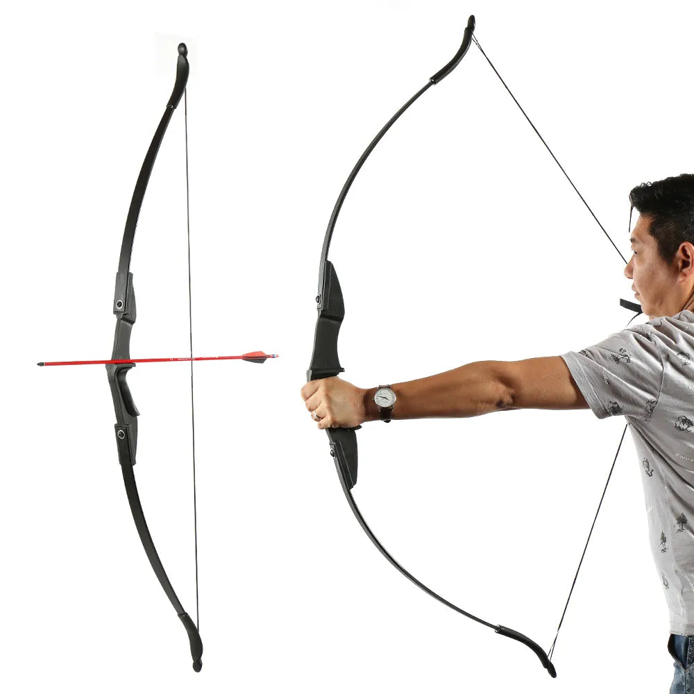 Recurve Boog en Pijlen Set, Rechterhand & Linkerhand, Schiet- en Jachtspellen