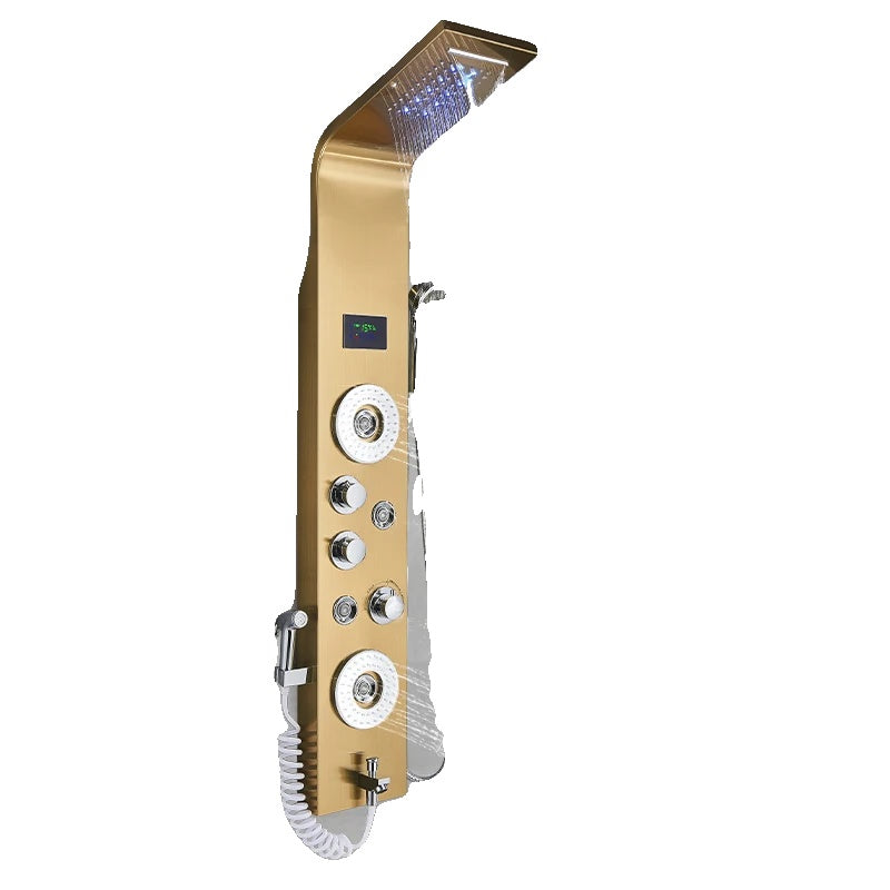 LED Douche Systeem, Temperatuurweergave, Multifunctionele Massage