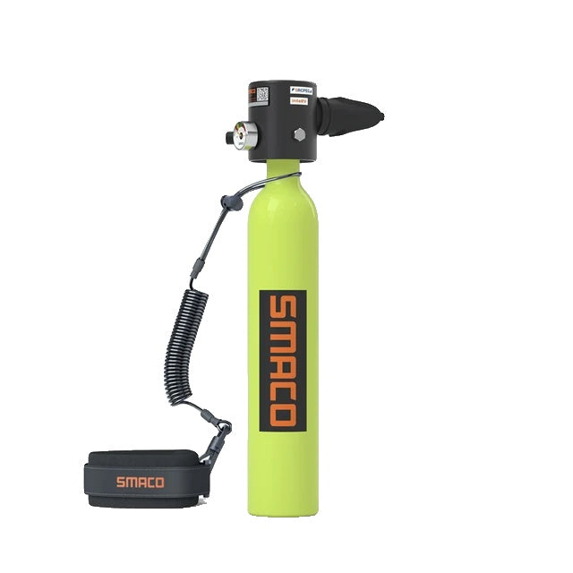 Scuba Diving Tank, 0.5L Capacity, Hand Pump