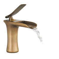 Basin Faucet, Waterfall Design, Single Handle