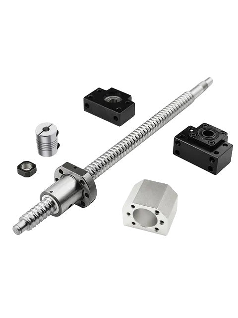 CNC Router Ballscrew Kit, C7 End Machined, Nut Housing