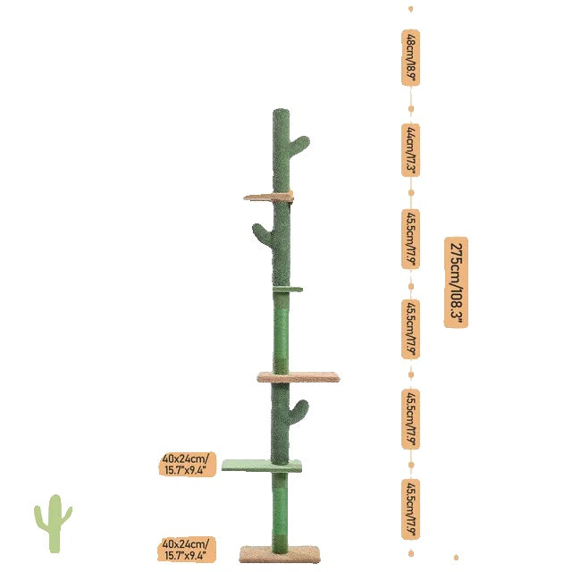 Kattenboom, Verstelbare Hoogte, Natuurlijke Krabpaal