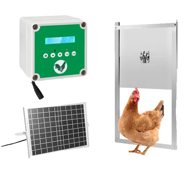 Kippenhok Deur, Timer & Lichtsensor, LCD Scherm