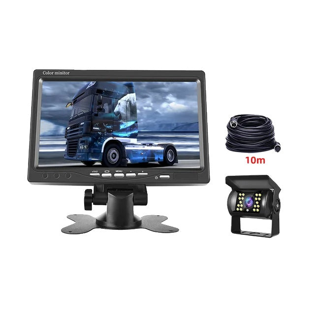 Auto Achteruitkijk Monitor, 12V/24V, Achteruitrijcamera