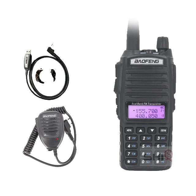 Baofeng UV-82 Walkie Talkie, 8W Power Output, Dual PTT Feature