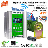 Wind Solar Hybrid Charge Controller, MPPT, Auto Voltage Detection