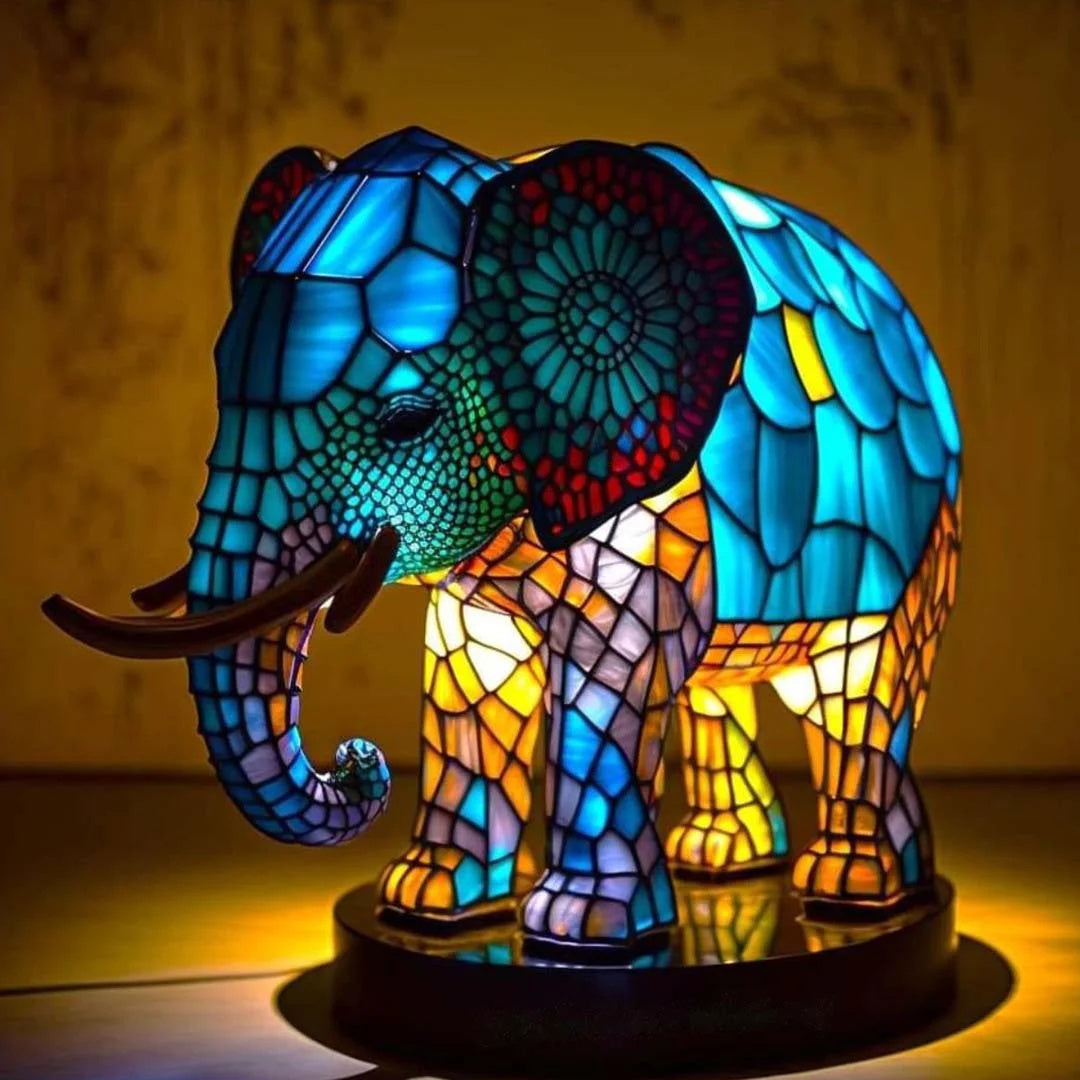 50% OFF | ARTWORK™ - Stained Glass Animal Lamp [Last Day Discount] 3