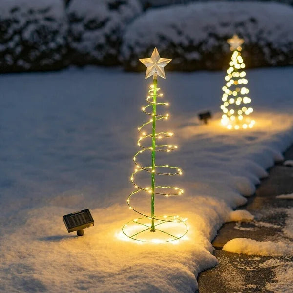 50% OFF | ShineTree™ - Solar LED Metal Christmas Tree with Fairy Lights [Last Day Discount] 0