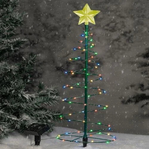 50% OFF | ShineTree™ - Solar LED Metal Christmas Tree with Fairy Lights [Last Day Discount] 1