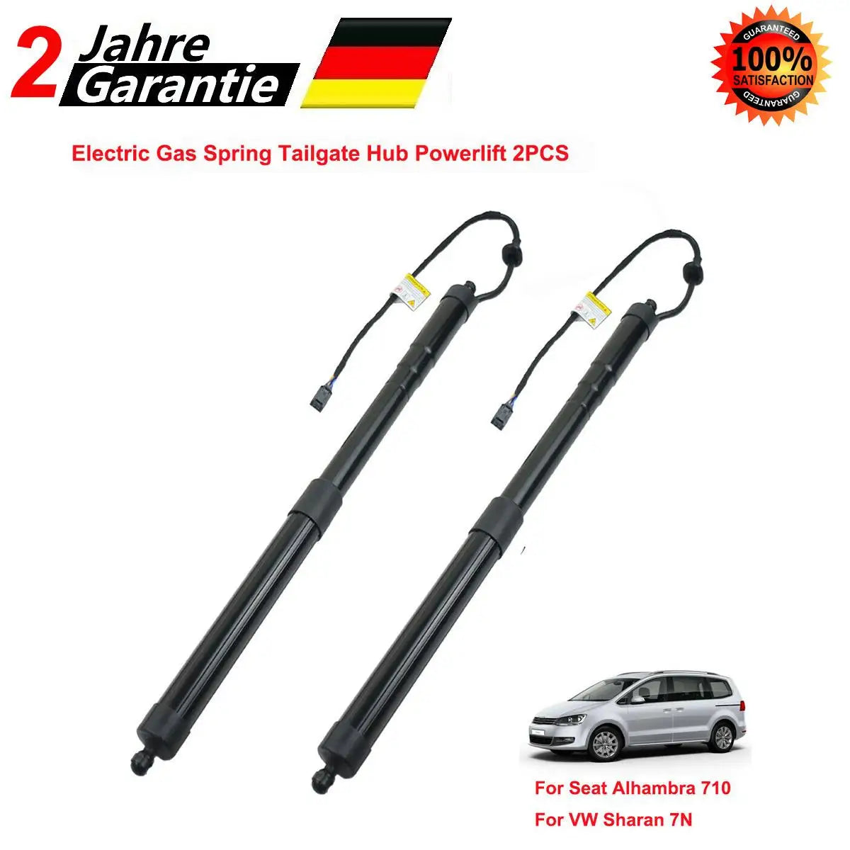 Electric Tailgate Gas Struts, Seat Alhambra, Volkswagen Sharan