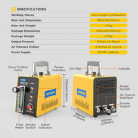 Auto Rook Lek Detector, Automotive EVAP Lekdetectie, Oliepijp Generator Diagnostisch Gereedschap