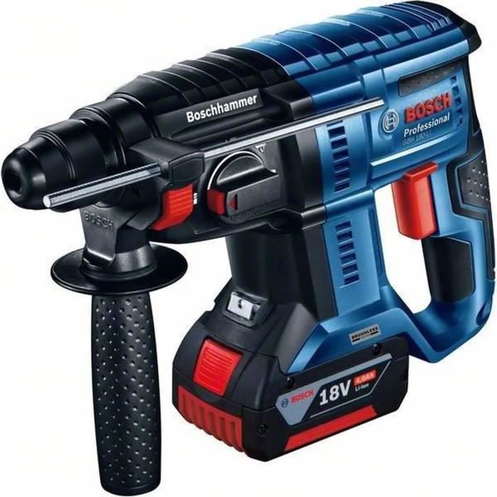 Cordless rotary hammer BOSCH PROFESSIONAL SDS-Plus GBH 18V-21 Supplied in solo version in L-Boxx box