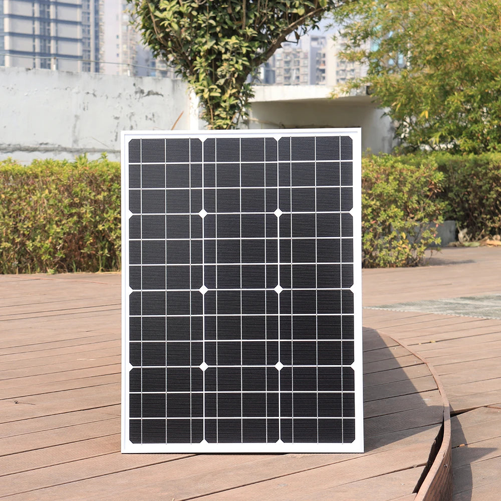 Solar Panel, 18V Monocrystalline Silicon, Waterproof