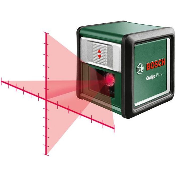 BOSCH Bosch Laser lijn kruis Quigo + reikwijdte 7 m met statief 1,1m 0603663600