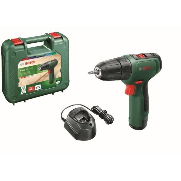 Accuboormachine BOSCH - EasyDrill 1200 2 Batterijen 1,5 Ah