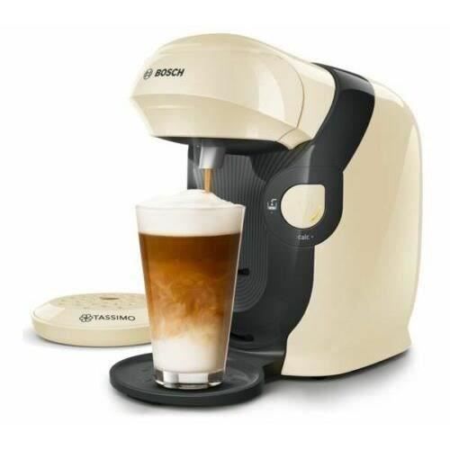 Compact Tassimo Style Multi -Boison Koffiemachine - Bosch Tas1107 - Vanillekleur - 40 Dranken - 0.7L - 1400W