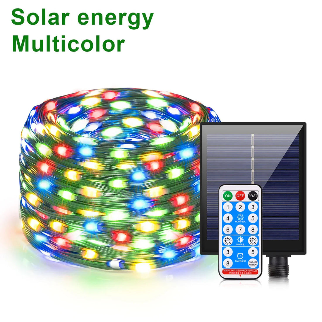 BrightAura SolarChain | Solar LED Lichterkette | Schnelllade & Wetterfest | Fernbedienung 0