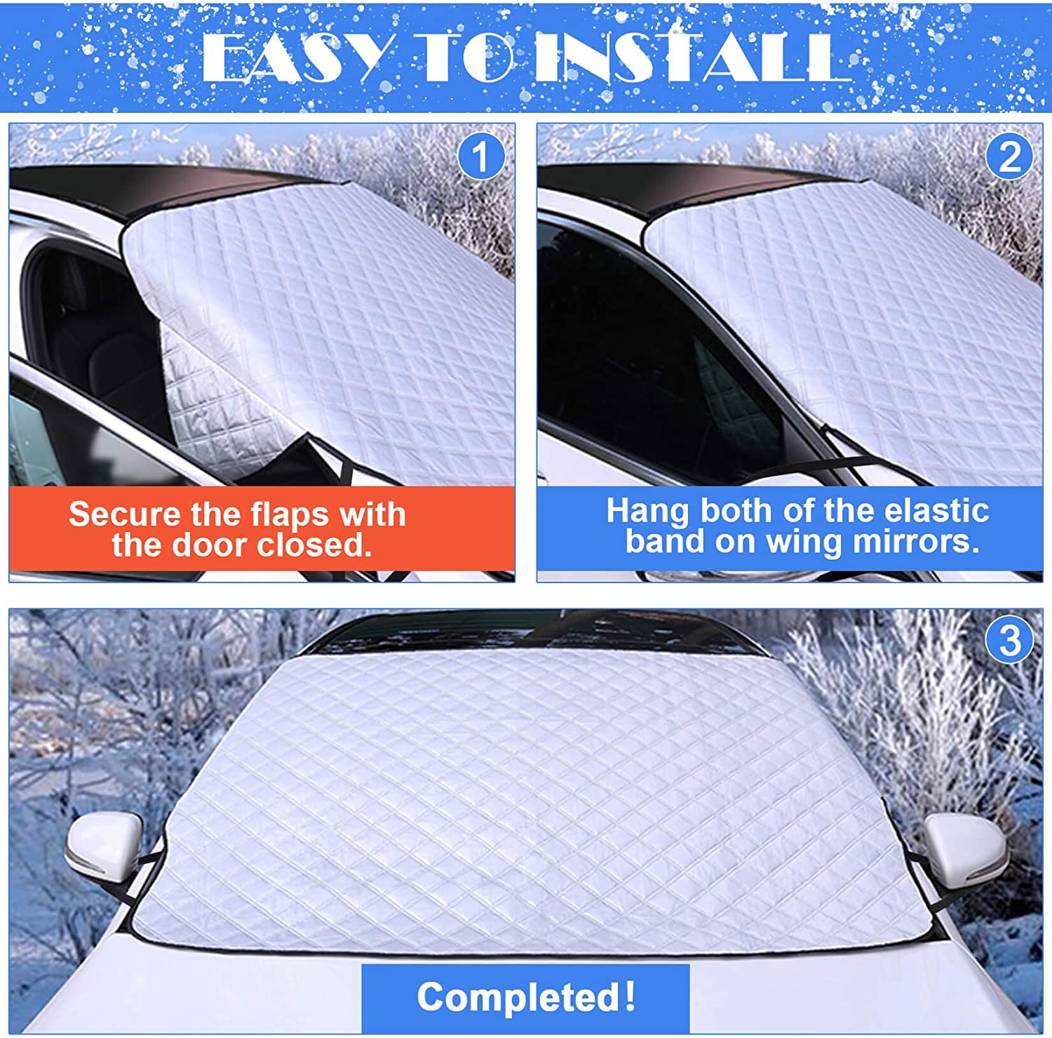 CarCover - Magnetische Anti-Schnee-Decke 5
