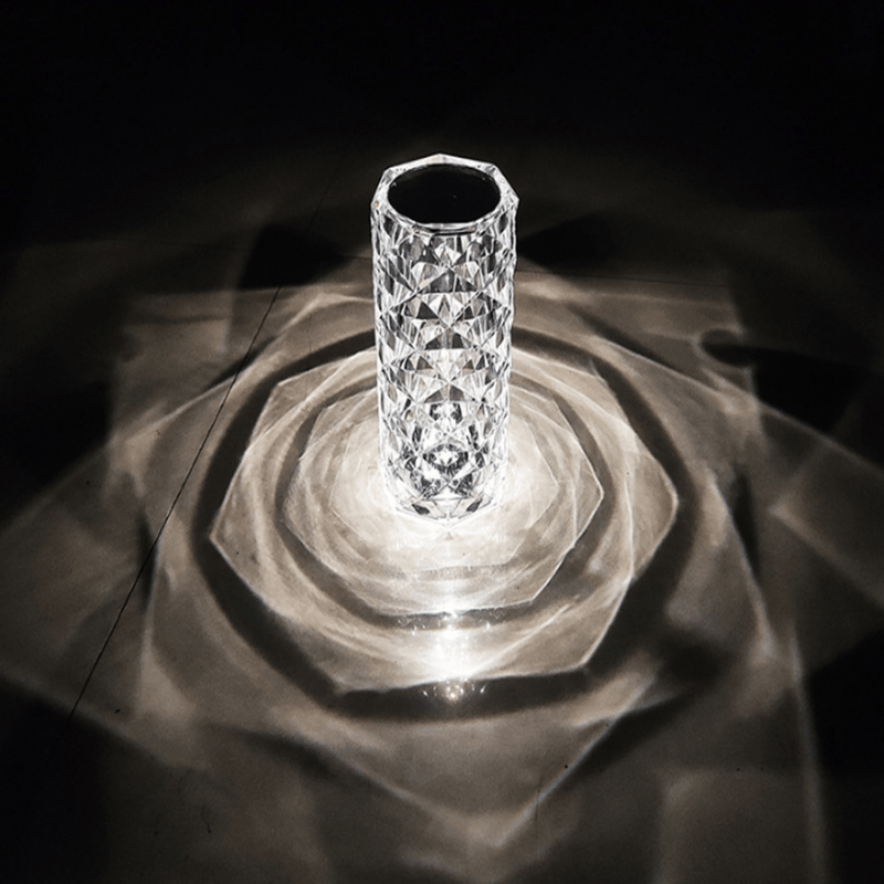 DiamondDazzle™ - 16 Colors Rose Rays Crystal Diamond Table Lamp 6