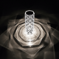 DiamondDazzle™ - 16 Colors Rose Rays Crystal Diamond Table Lamp 6
