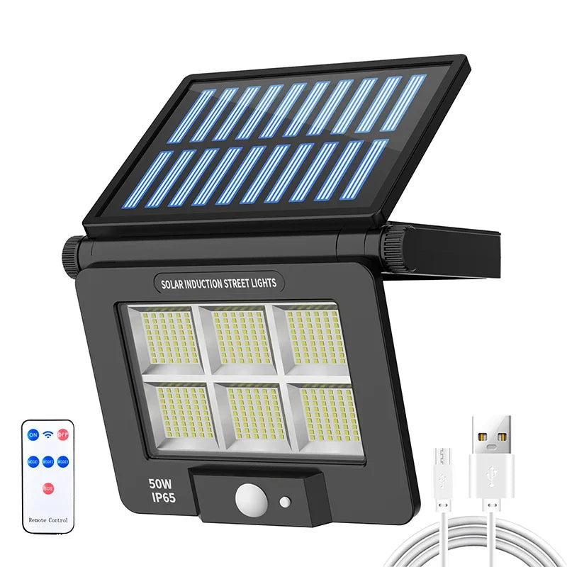 EcoBright SolarWall Light | Effizient & Wetterfest | 6000K Kaltweißes Licht | Für Außenwände & Gärten 0