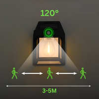 EcoGlow - Solar-Wandleuchte für draußen 1