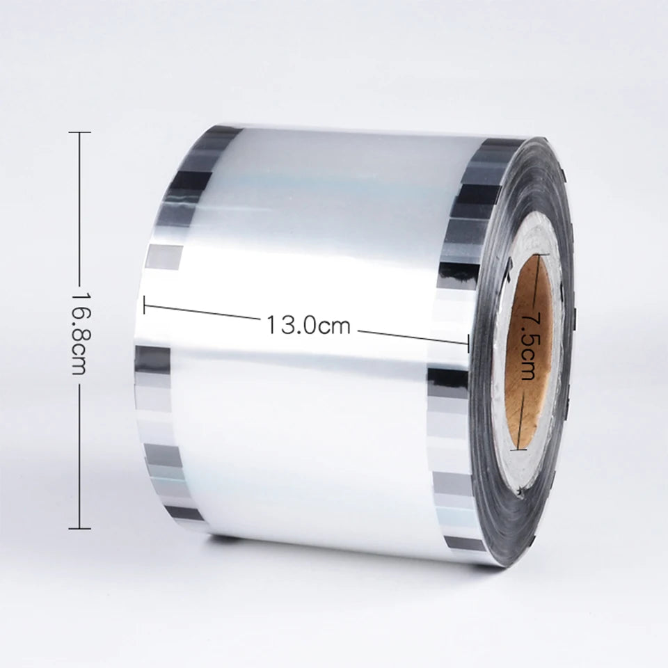 Bekersealfolie, helder PP-materiaal, 3000 bekers per rol