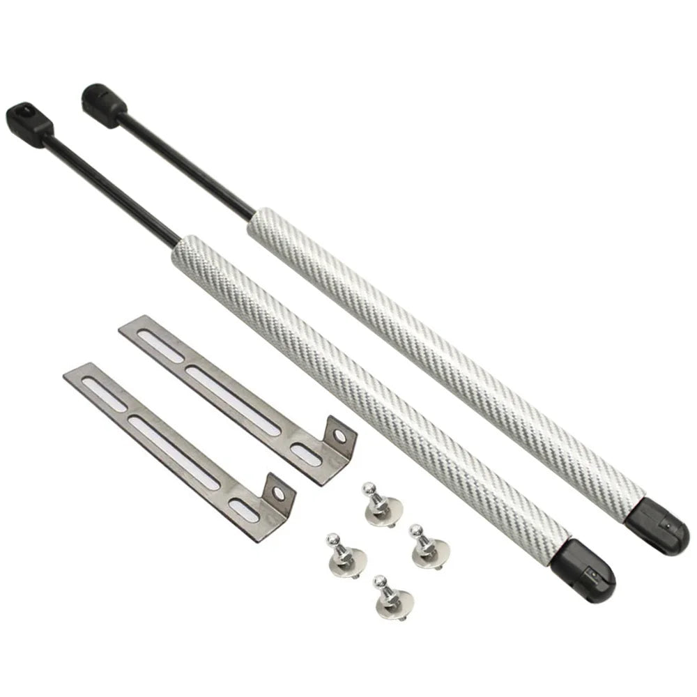 SEAT Leon MK3 5F Front Bonnet Hood Gas Struts, Carbon Fiber Shock Damper