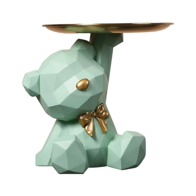 Geometric Bear Resin Storage Bowl 2