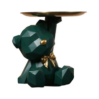 Geometric Bear Resin Storage Bowl 3