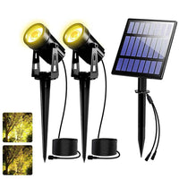 GlowRay DuoColor Solar Gartenstrahler | 2 Lichtfarben | Wetterfest & Leistungsstark | Solarbetrieben 1