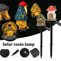 Glowhaus Solarleuchte | Märchenhaus-Gartenlampe | Warmweiß & Wetterfest | Mit Solarmodul 3