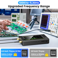 Spectrum Analyzer, 28/4 inch Display, 100kHz to 5.3GHz Range