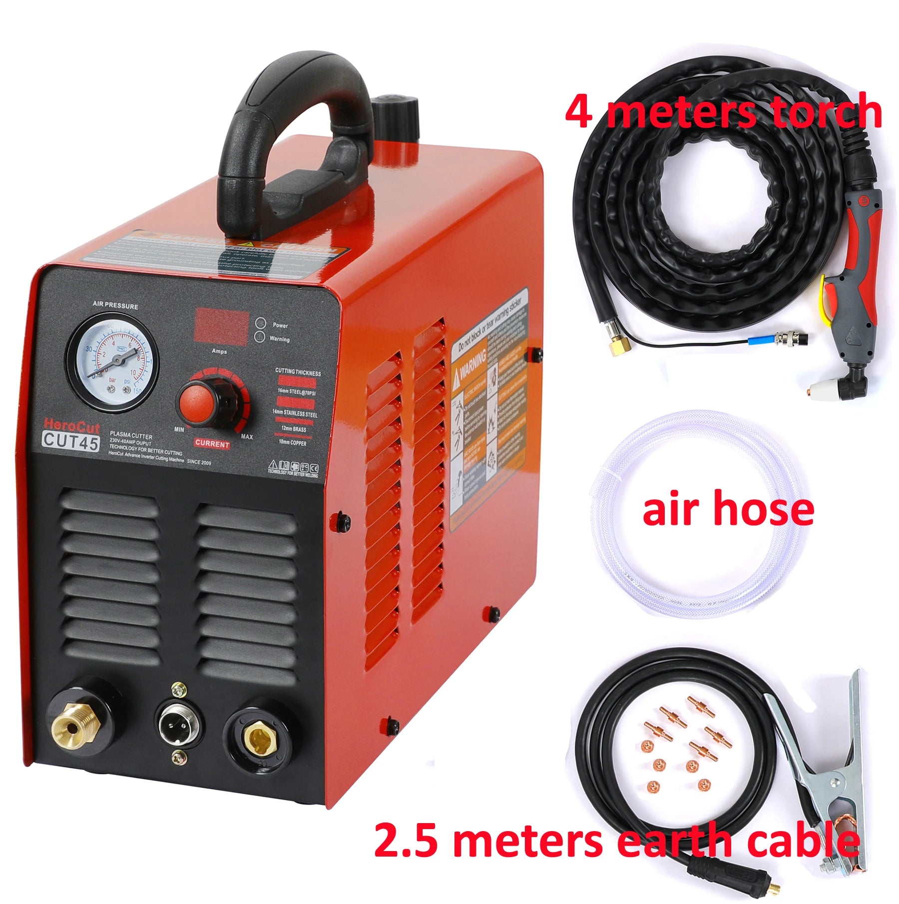 Plasma Cutter, 220V Power Supply, Clean Cutting Technology