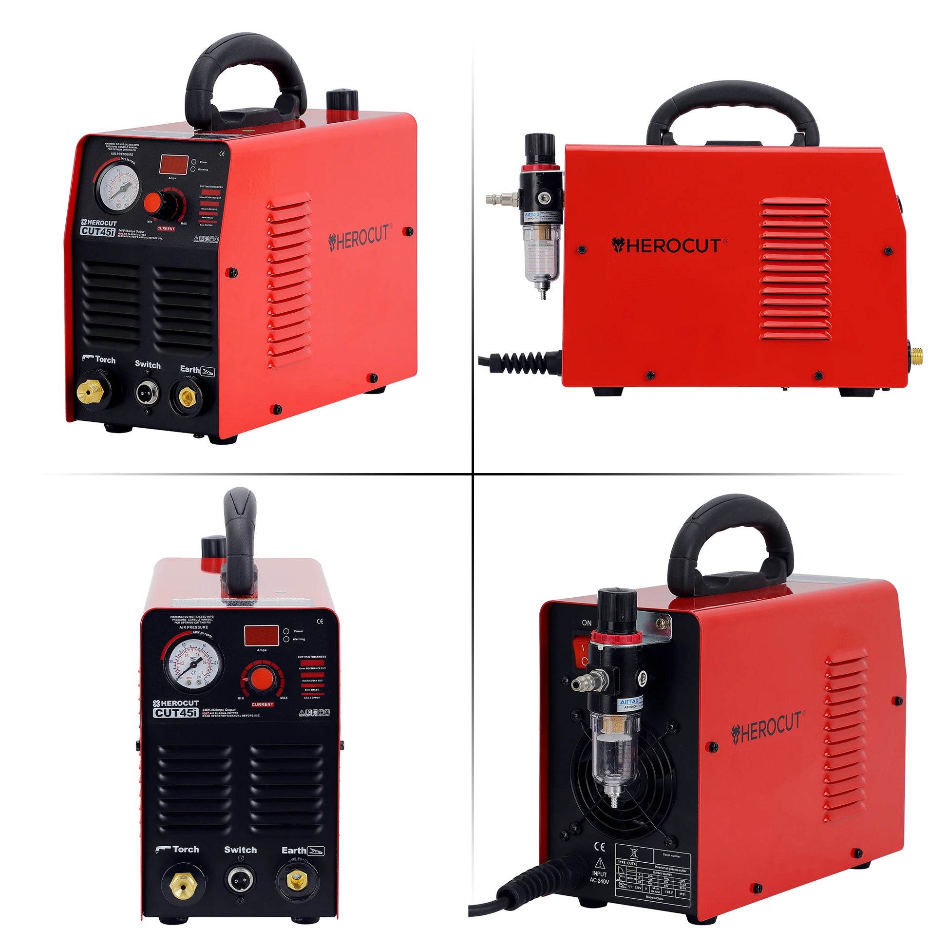 Plasma Cutter, 220V Power Supply, Clean Cutting Technology