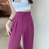 Krystalle™ Maßgeschneiderte Plissee-Hose im entspannten Stil