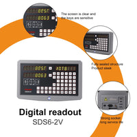 CNC Draaibank Frees Digitale Uitlezing Kit, Sino Dro SDS6-2V/3V Set, Lineaire Schaal 5U 5V TTL