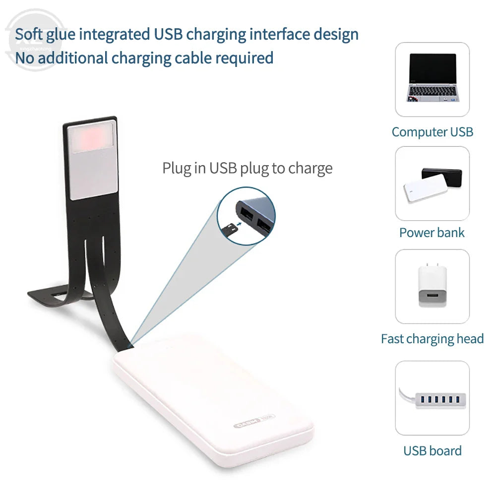 LightEase | LED Leselampe USB | Flexibel & Dimmbar | Für Bücher eReader Reisen 2