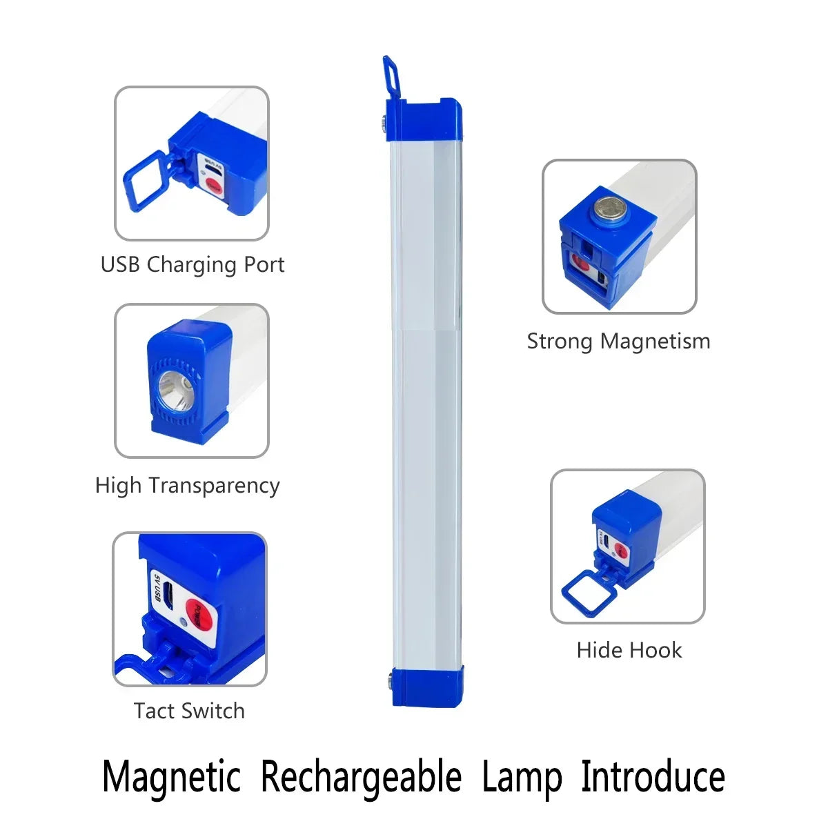 LumaBeam | 2-in-1 LED Röhre | Magnetisch & Wiederaufladbar | Flexibel & Kompakt 5