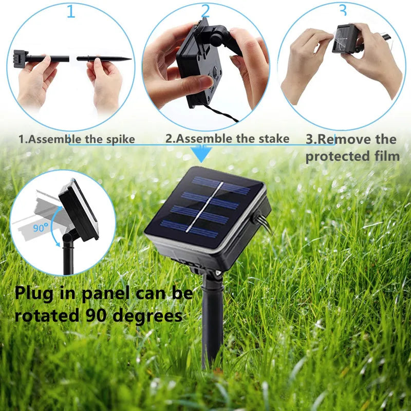 LumaGlow | Solarbetriebene Lichterkette für Außenbereich 5