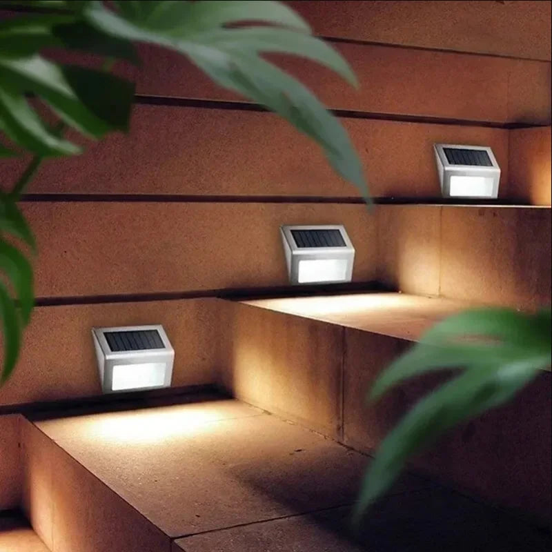 LumaSolar Gartenleuchte | Edelstahl | Solarbetrieben | IP45 Schutz 3