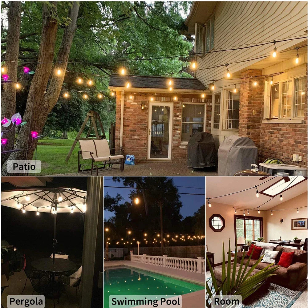 LumaTwist | Solar LED Lichterkette | Automatisches Ein- und Ausschalten | Wetterfest für Garten & Terrasse 5