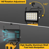 LumaWork | LED Arbeitsleuchte | 60W | 6000 Lumen | USB & Type-C Ladeanschluss 4